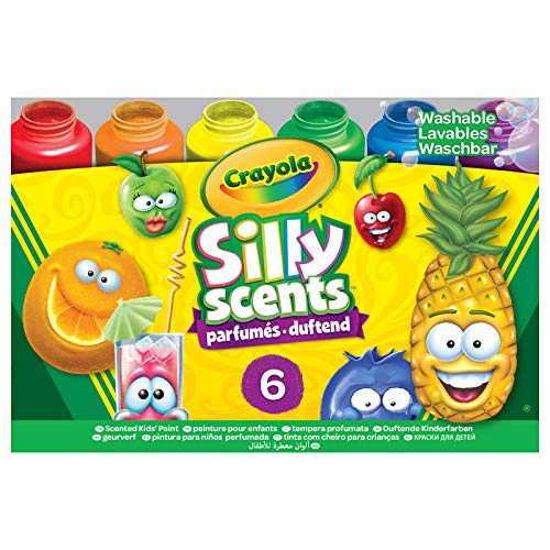 Book Cover Crayola Silly Scents, Washable Kids Paint, Scented Paint, 6Count