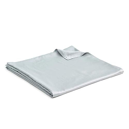 Book Cover YnM Minky Duvet Cover for Weighted Blankets (Dark Grey, 60''x80'')