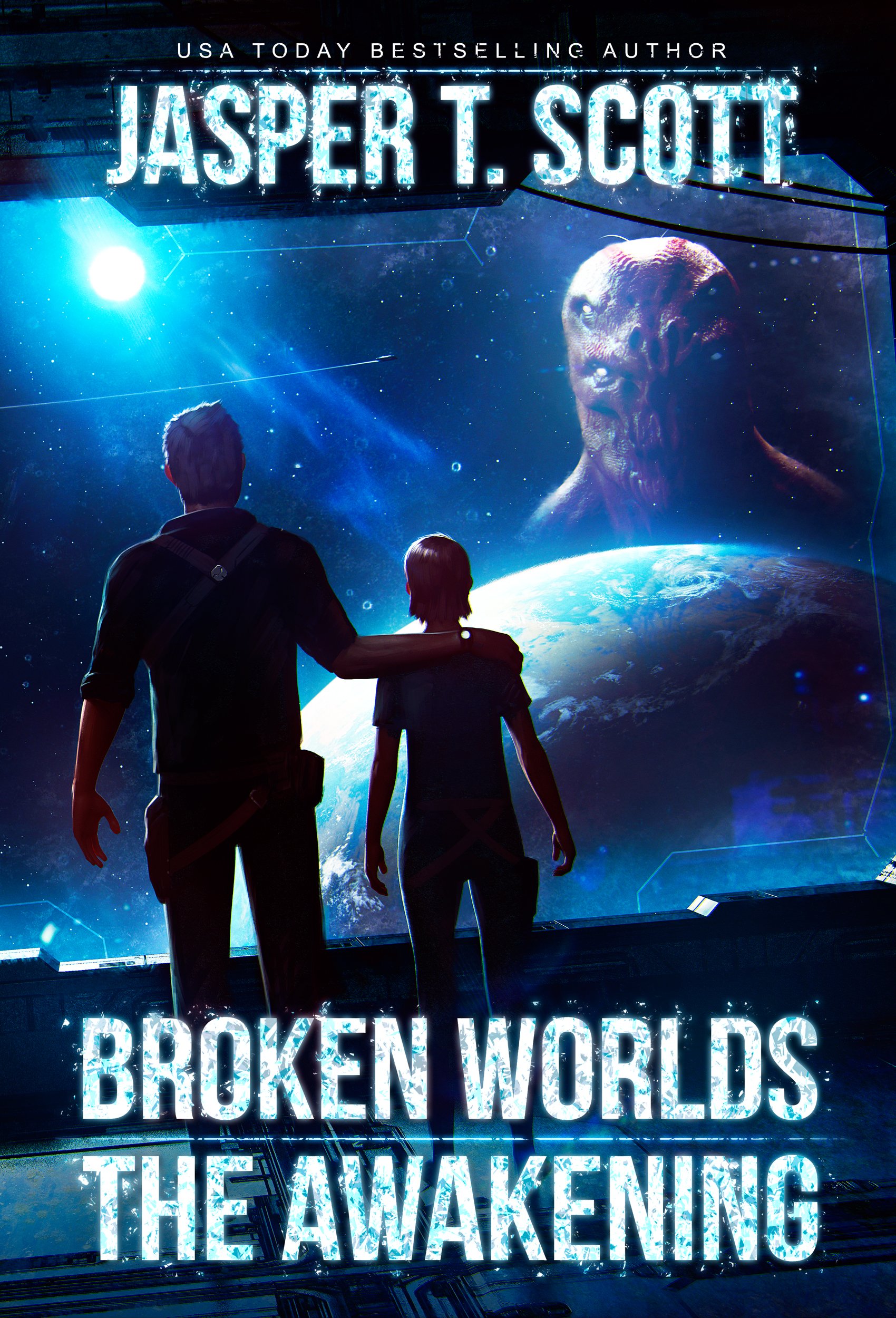 Book Cover Broken Worlds: The Awakening (A Sci-Fi Mystery)