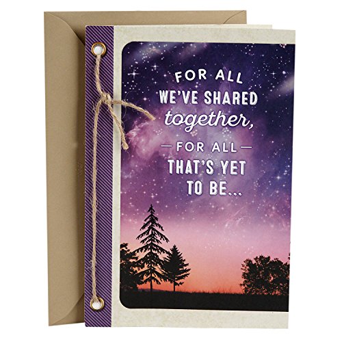 Hallmark Love Card, You Mean the World to Me (Romantic Anniversary Card or Birthday Card)