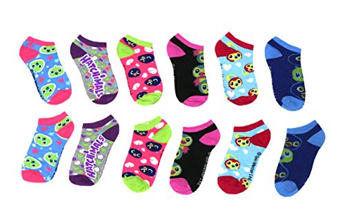 Girls Hatchimals 6 Pack Low Cut Socks (Multi 2)