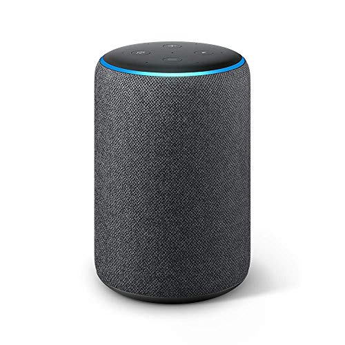 Book Cover Echo Plus (2nd Gen) - Premium sound with built-in smart home hub - Charcoal