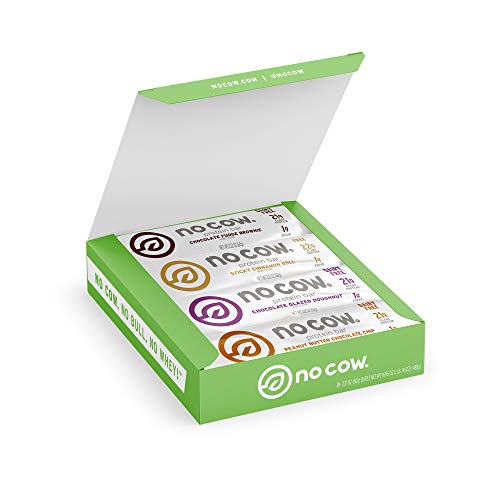 No Cow Plant Based Protein Bar Variety Pack, 8 Count