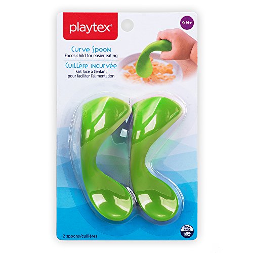 Playtex 2 Piece Baby Curve Early Self-Feeding Spoons