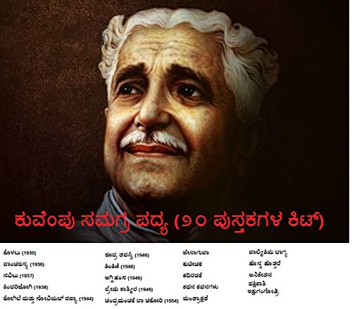 Kuvempu Poems Kit (Set Of 20 Books)
