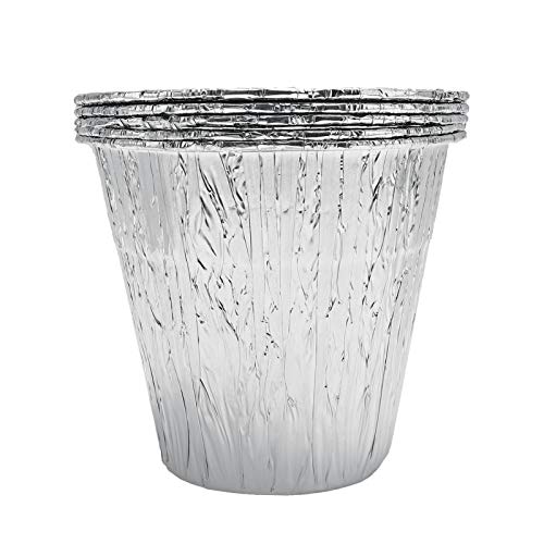 soldbbq Grease Bucket Liner, 5-Pack Aluminum Disposable Bucket Liner, Replacement Parts for Pit Boss, Camp Chef, Oklahoma Joe's, Rec Tec, Traeger, Pit Boss Accessories