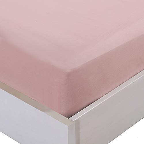 Book Cover Mohap Fitted Sheet Queen Only Pink Deep Pocket Double Brushed Microfiber 1800 Durable and Fade Resistant Machine Washable Fits Mattress up to 16 inches