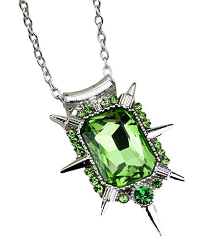 Main Street 24/7 Broadway's Wicked Zelena Wicked Witch Green Emerald Pendant Necklace