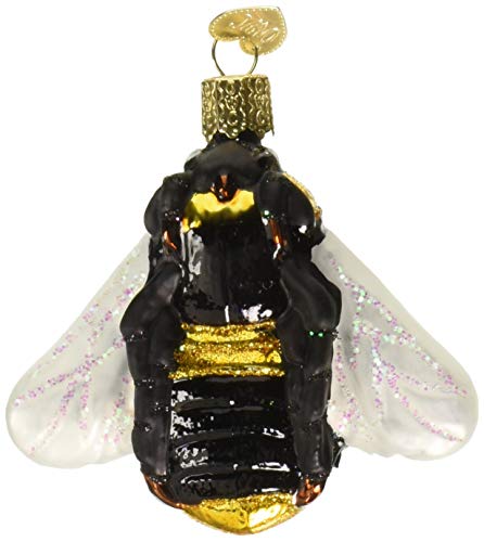 Old World Christmas Bee Collection Glass Blown Ornaments for Christmas Tree Bumblebee