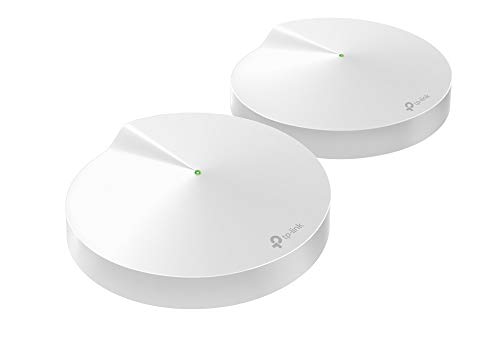 TP-Link Deco Mesh WiFi System(Deco M5) â€“Up to 3,800 sq. ft. Whole Home Coverage, WiFi Router/Extender Replacement, Parental Controls, HomeCare, Seamless Roaming, Work with Alexa, 2-pack