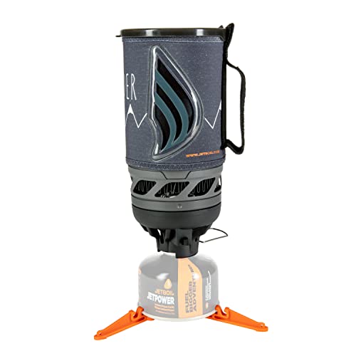 Jetboil Flash Camping and Backpacking Stove Cooking System, Wilderness Gray