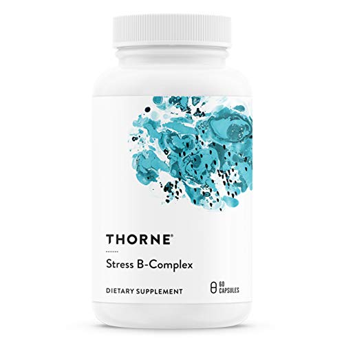 THORNE - Stress B-Complex - Vitamins B2, B6, B12 & Folate in Highly-Absorbable and Active Forms - Extra Vitamin B5 for Adrenal Support, Stress Management & Immune Function* - 60 Servings