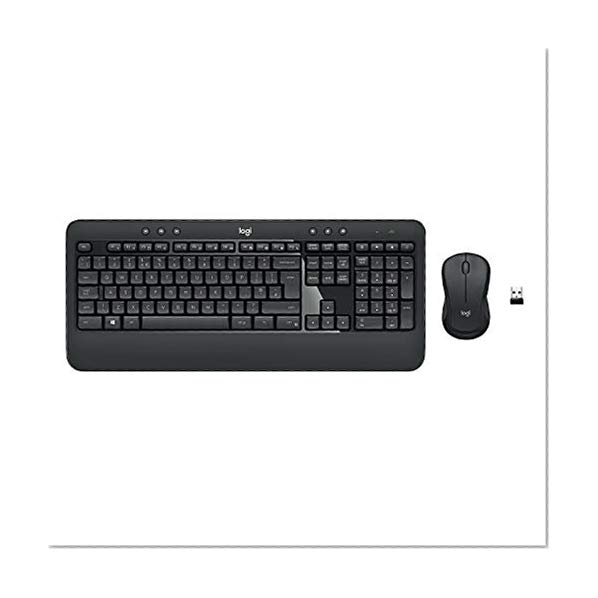 Logitech MK540 Clavier et Souris sans Fil Ensemble - Autonomie Longue Durée - QWERTY (Disposition du Clavier Anglais) - Noir