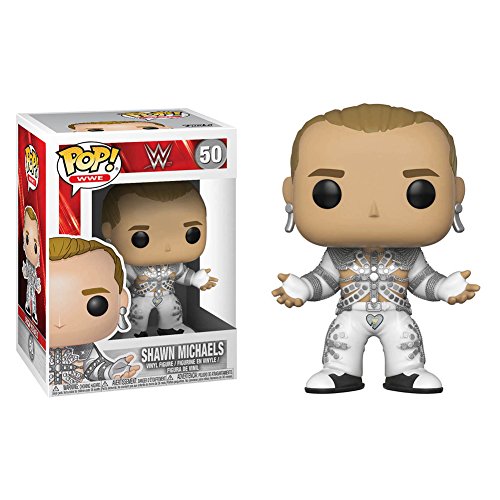 Funko Pop WWE: WWE Shawn Michaels (WrestleMania12) Collectible Figure, Multicolor