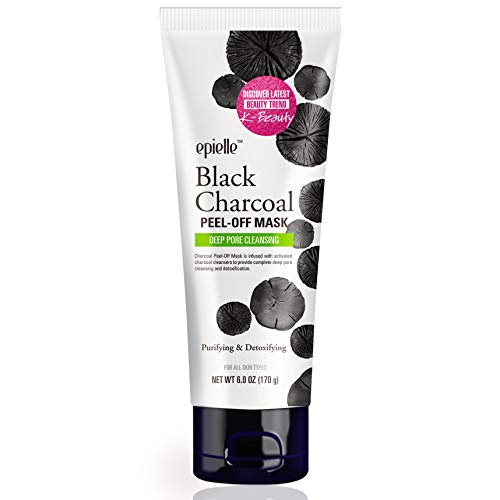 Epielle Black Charcoal Peel-Off Mask, 6oz (1 pack)