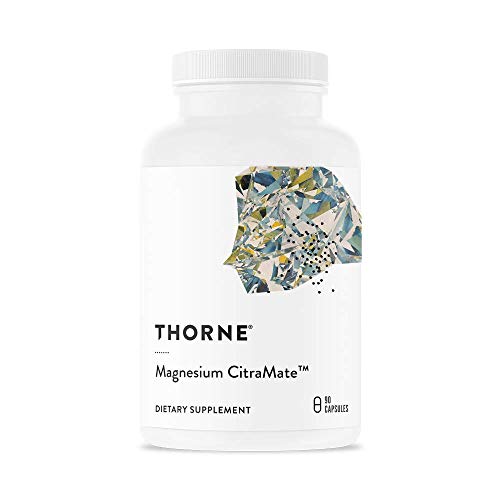 Book Cover Thorne Research - Magnesium Citramate 135 mg. - 90 Vegetarian Capsules