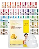 DERMAL 39 Combo Pack Made in Korea Facial Mask – 20+ Years of K-Beauty Experience, Premium Quality Korean Sheet Masks for Daily Skincare Routine