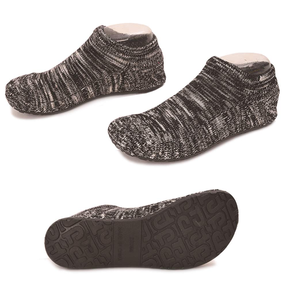 Women Slipper Socks Warm Thick Home Fuzzy Socks with Soles Rubber Bottom Non Skid Wearable