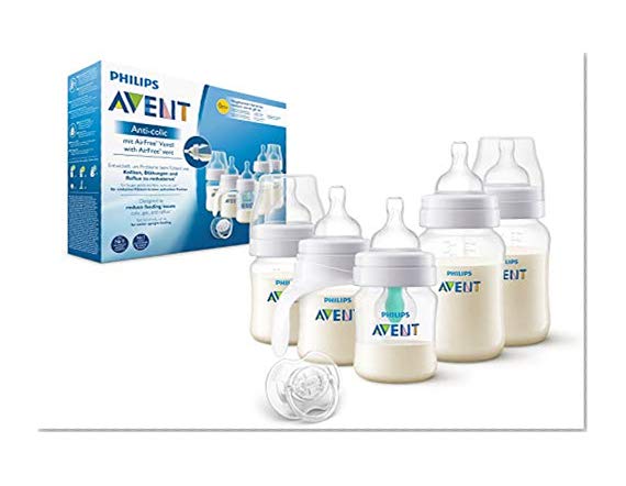 Philips Avent scd808/01 Kit Anti Colique bouteilles avec robinet AirFree, Biberon et Tétine
