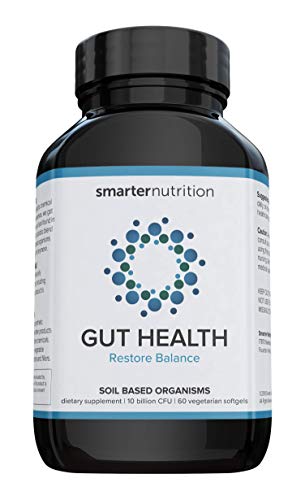 Book Cover Smarter Gut Health Probiotics - Superior Digestive & Immune Support from 100% Soil-Based Probiotic - Includes Premium Prebiotic Preticx to Help Keep Good Bacteria Healthy & Growing (30 Servings)