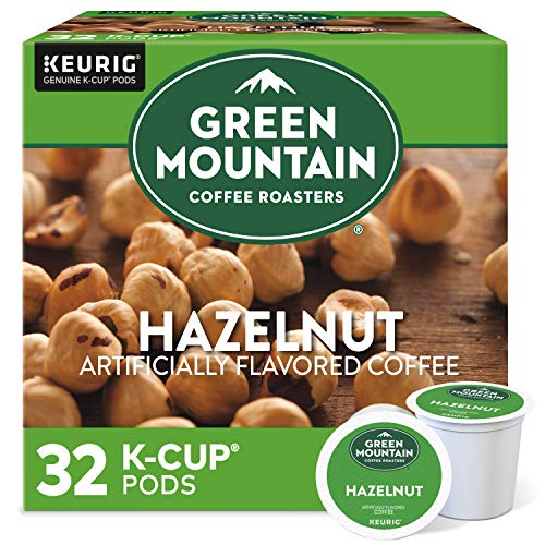 Book Cover Green Mountain Coffee Hazelnut Keurig Single-Serve K-Cup Pods, Light Roast Coffee, 32 Count
