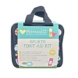 PreparaKit Travel First Aid Kit for Sports and Survival Kit for Mom! Compact Kit with 100 Essentials to fit Bag or Backpack, Car, Home