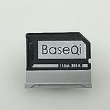 BASEQI Aluminum MicroSD Adapter for Microsoft Surface Book 2 & 3 (Surface Book 2 & 3 15" (model-351A))