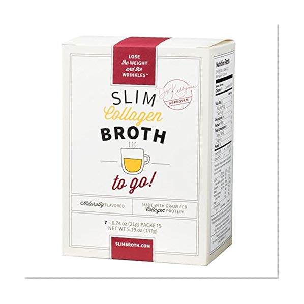 Bone Broth Collagen To Go Packets: (7 servings per box) from Bone Broth Expert Dr. Kellyann | 100% Grass-Fed Collagen | Daily Serving of Collagen