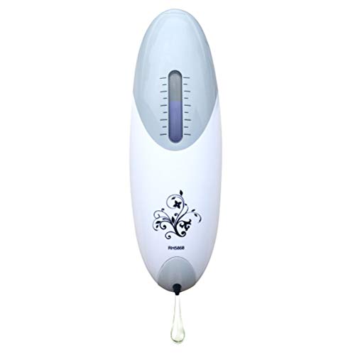 BCKAKQA Automatic Soap Dispenser Light Grey Touchless Motion Sensor Handfree IR Infrared Auto Soap Dispenser Pump Wall Mounting Space Saving Hand Sanitizer Dispenser for Bathroom Kitchen