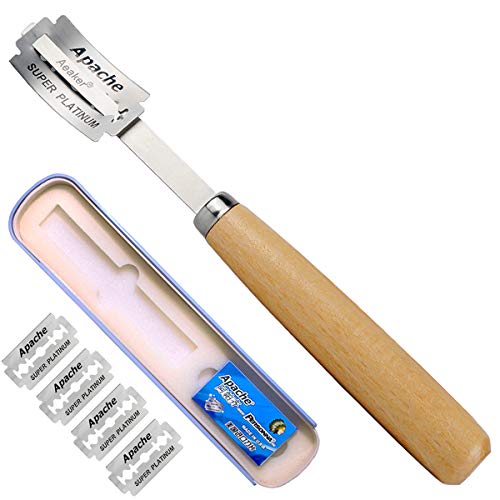 Hand Crafted Bread Lame with 5 Blades Included by Aeaker