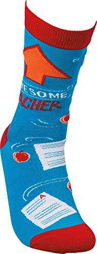 Primitives by Kathy LOL Made You Smile Silly Socks, Awesome Teacher