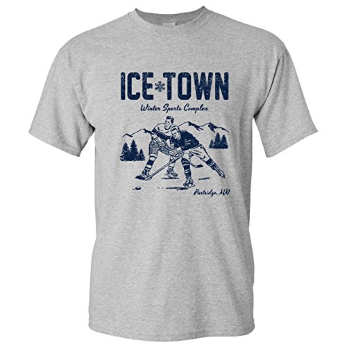 Ice Town - Funny TV Ben Winter Sports Complex Parody T Shirt - Medium - Sport Grey