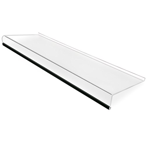 Keyboard Stand For Office Desk, 5mm Thickness Premium Acrylic Keyboard Riser Ticker Than Others, Ergonomic Tilted Computer Keyboard Holder For Home Table With Scratch-Free Protection - SupperAcrylic