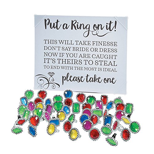 Put a Ring on It Bridal Shower Game with Rings