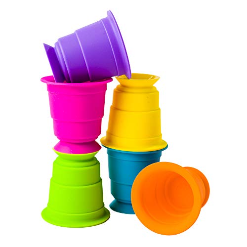 Fat Brain Toys FA183-1 Suction Kupz Baby Toys & Gifts for Ages 1 to 2, Multicolor