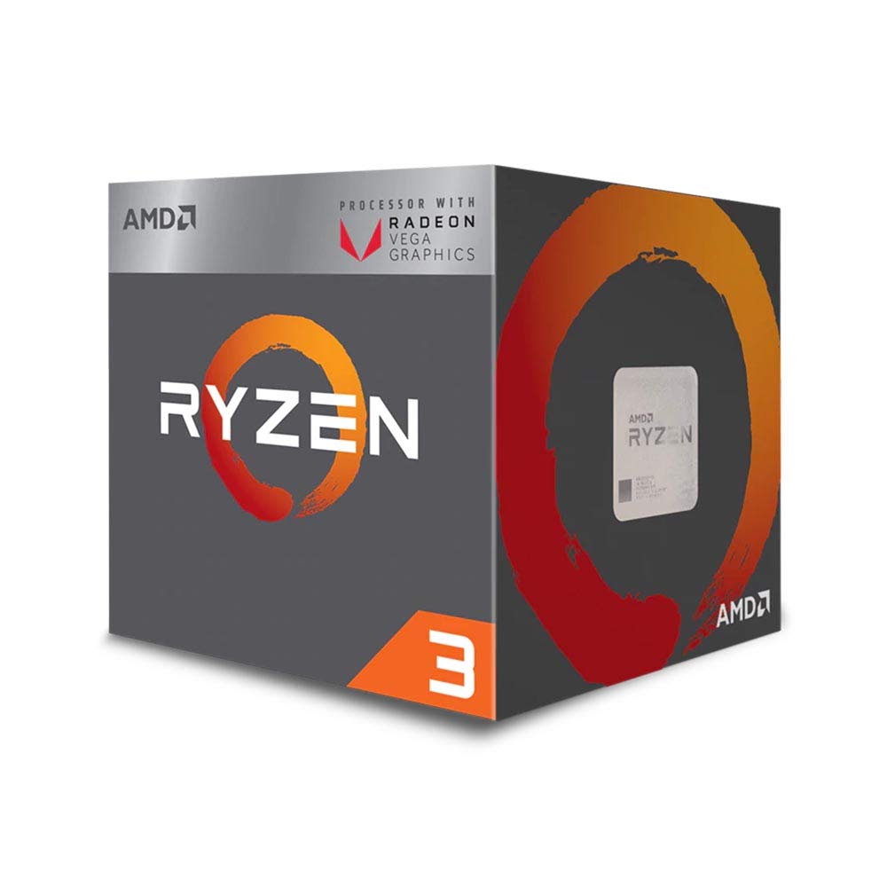 Book Cover AMD Ryzen 3 2200G Processor with Radeon Vega 8 Graphics - YD2200C5FBBOX