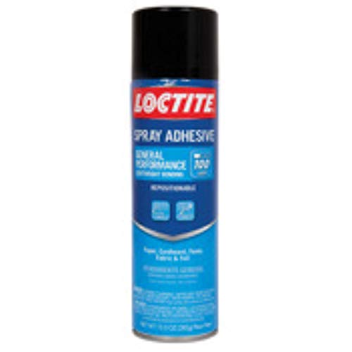 Loctite 2235316 General Performance 100 Spray Adhesive, Single, Tr 13.5 oz Translucent