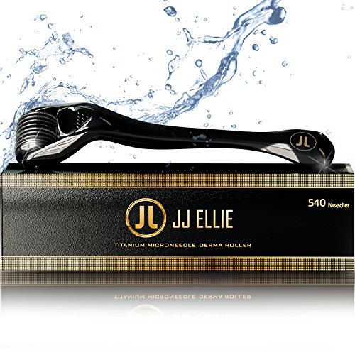 Derma Roller Micro Needle Roller for Skin Internal Regeneration Anti Ageing Wrinkle Cellulite Scar Stretch Mark Treatment - Stainless Steel 0.5mm 540 (1.0MM/1.5MM)