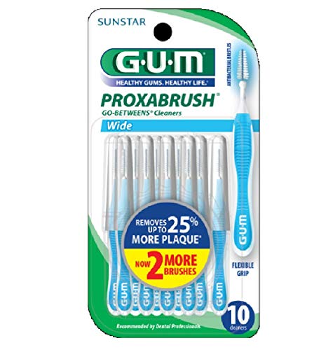 GUM Go-Betweens Cleaners Wide (Pack of 3 (10 Ct))