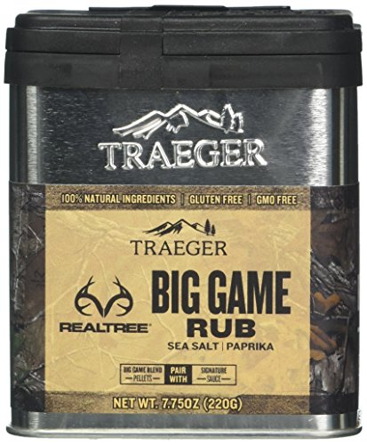 Book Cover Traeger Grills SPC180 Real Tree Big Game Dry Rub, Original Version