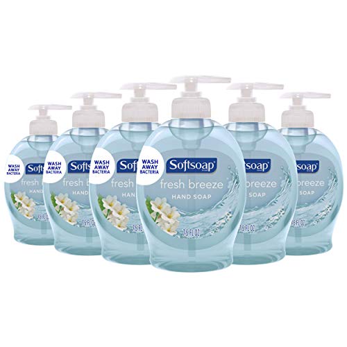 Book Cover Softsoap Liquid Hand Soap, Fresh Breeze - 7.5 Fluid Ounce (Pack of 6)