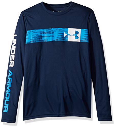 Under Armour Boys Pixel Crossbar Long Sleeve Tee
