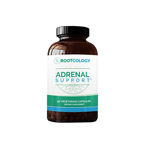 Adrenal Support - Rootcology Adaptogenic Herbal Formula with Vitamin B6, Licorice & N-Acetyl-L-Tyrosine by Izabella Wentz Author of The Hashimoto's Protocol (90 Capsules)