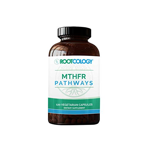 Book Cover Rootcology MTHFR Pathways - Methylation Support with Vitamin B6, B12 + Folate - Dietary Supplement to Support Immunity, Energy, and Brain Healt by Izabella Wentz (120 Capsules)