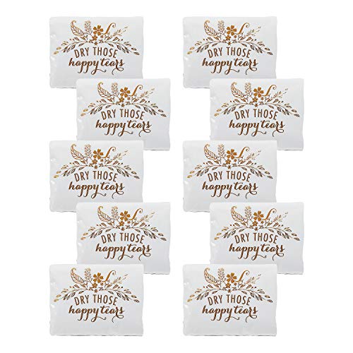 Wedding Happy Tears Tissue Favor Packs-"Dry Those Happy Tears"-Wedding Favors, Gift, Destination & Rustic Wedding