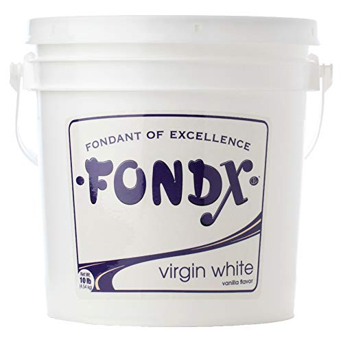 FONDX Fondant, Vanilla Flavor, White, 10 lb