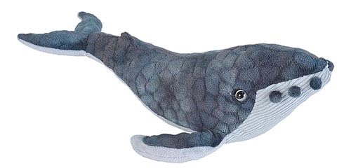 Book Cover Wild Republic Humpback Whale Plush, Stuffed Animal, Plush Toy, Gifts for Kids, Cuddlekins 14 Inches