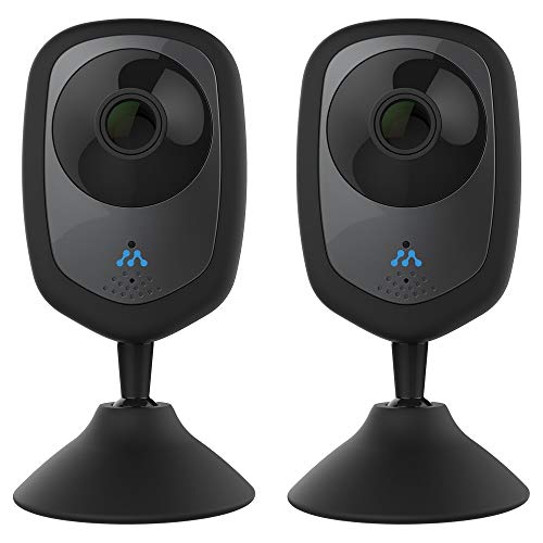 Momentum HD Wireless Indoor Home Security Camera with 2-Way Audio, Night Vision, Pet Monitor for iOS & Android (2 Pack)