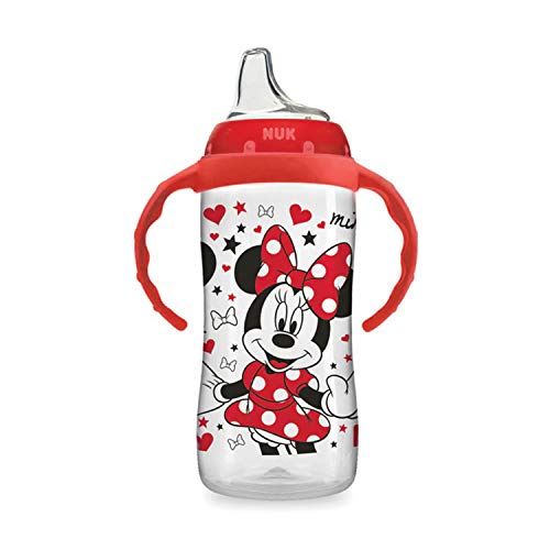 Book Cover NUK Disney Large Learner Sippy Cup, Minnie Mouse, 10oz 1pk