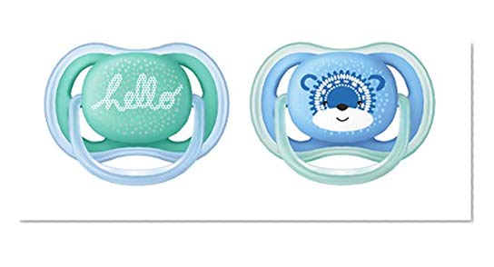 Philips Avent SCF342/22 2 sucettes ULTRA aérées tendance - Vert/Bleu - 6/18 mois